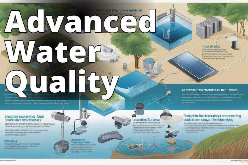 The featured image should contain a collage of various water quality monitoring technologies