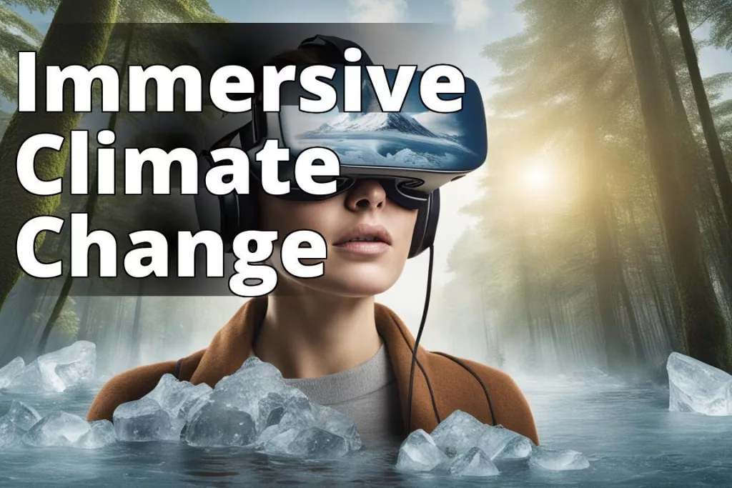 The featured image should contain a visually stunning virtual reality simulation of an environmental